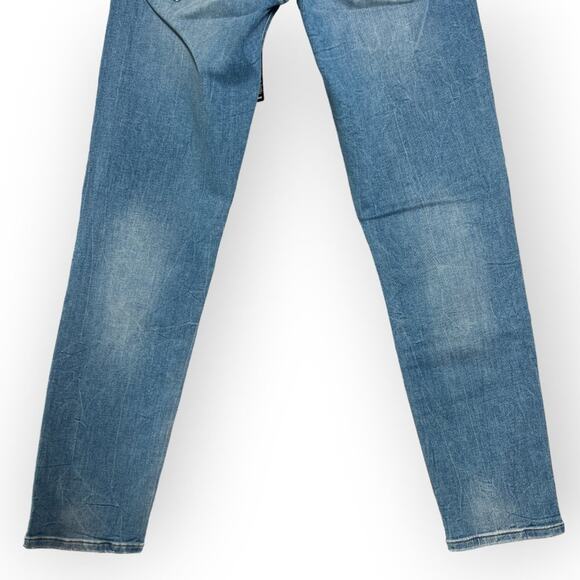 NWT MAVI SERENA ANKLE Low-Rise Super Skinny Jeans SIZE 27 Blue Patchwork Denim - Picture 8 of 12